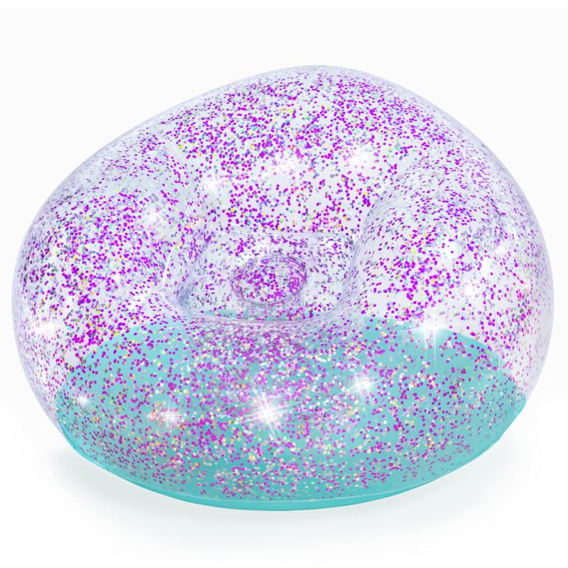 Bestway 75115 Nafukovacie kreslo GLITTER DREAM 114 x 112 x 66 cm