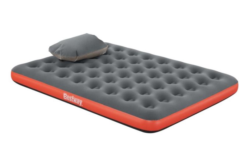 Bestway Air Bed Roll Relax Twin dvojlôžko oranžová 152 x 203 x 22 cm 67703