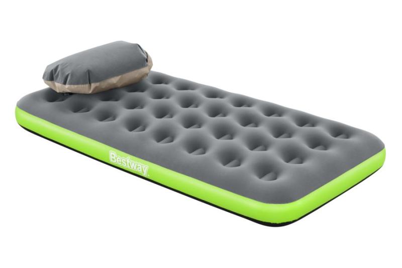 Bestway Air Bed Roll Relax Twin jednolůžko zelená 99 x 188 x 22 cm 67619