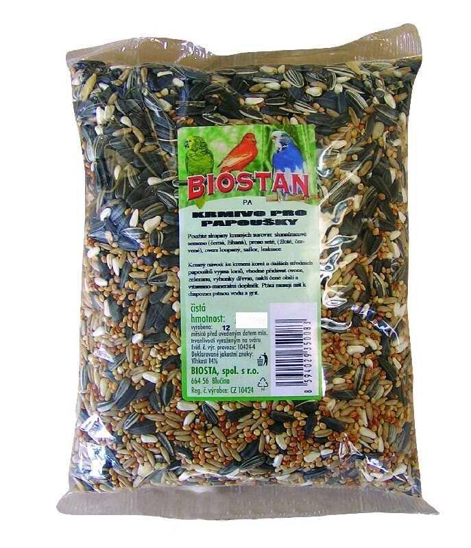 BIOSTAN papoušek 1 kg (bal. 10 ks)
