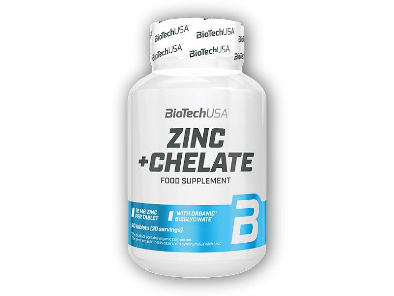 Levně BioTech USA Zinc Chelate 60 tablet