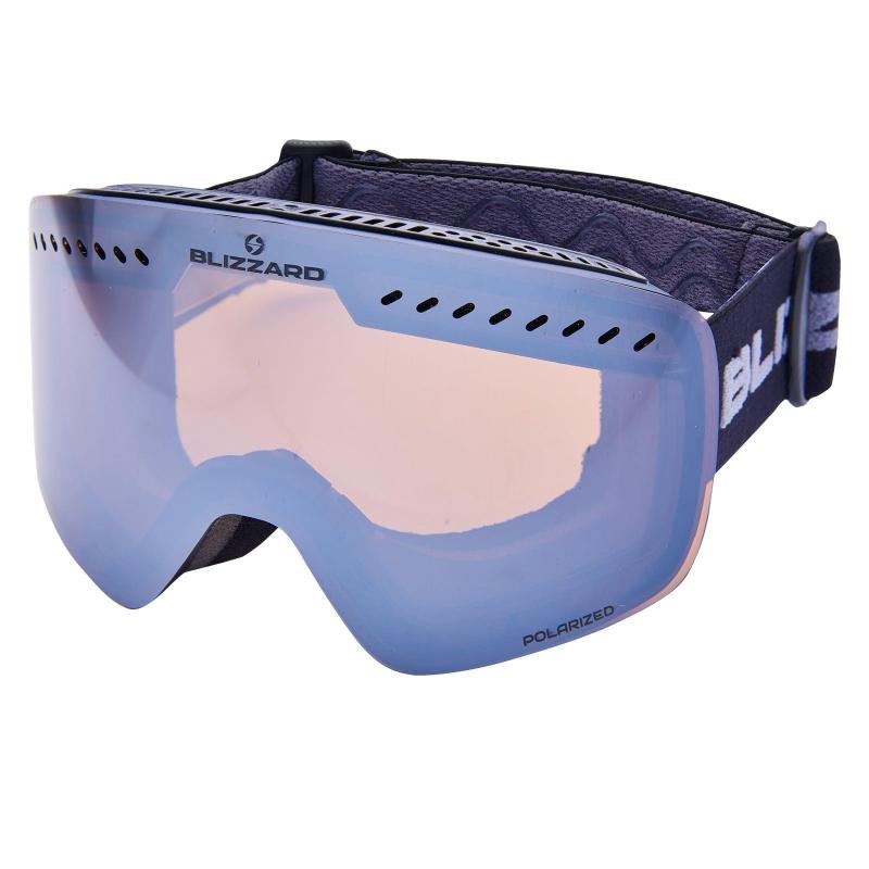 Blizzard 983 MDAVPO black matt smoke2 silver mirror lyžiarske okuliare