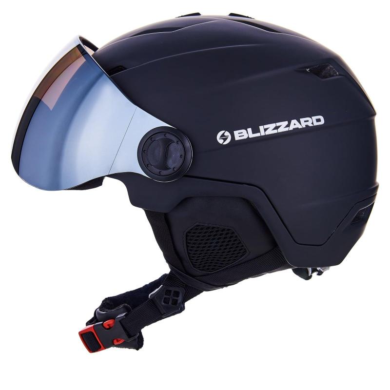 Blizzard Double Visor black matt smoke lens mirror lyžařská helma
