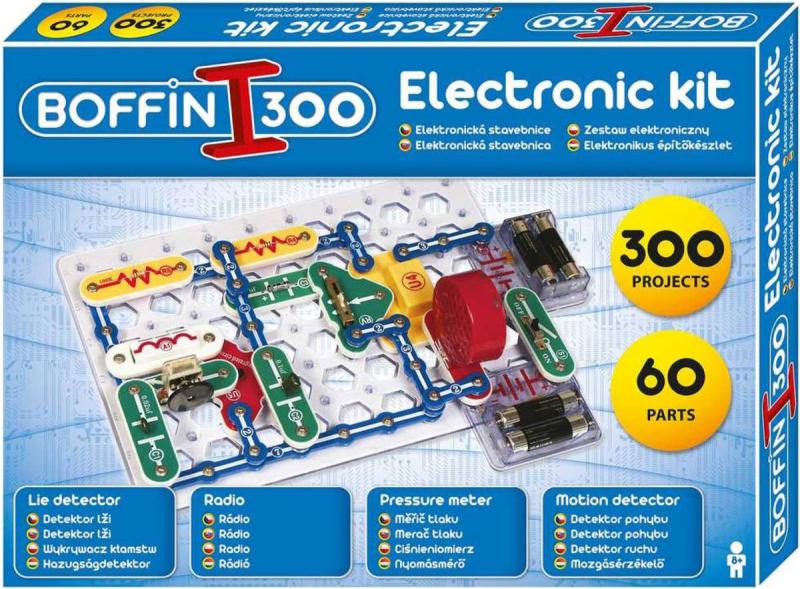 Boffin I. 300 Elektronická stavebnice 300 projektů 60 součástek na baterie