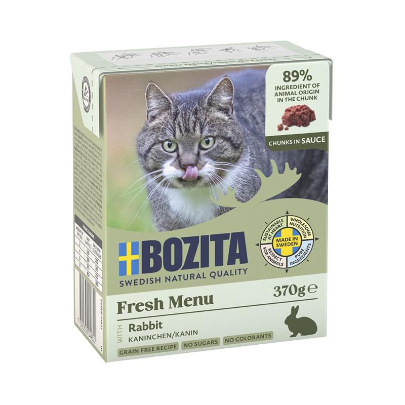 Bozita Cat kousky v omáčce s králičím, tetrapak 370 g (bal. 6 ks)