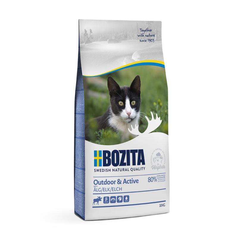 Bozita Cat Outdoor Active Elk (los) 10 kg
