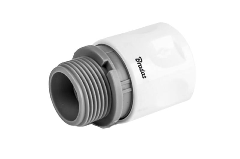 Bradas Rychlospojka 1/2" s vnějším závitem 3/4", WL-2121, WHITE LINE
