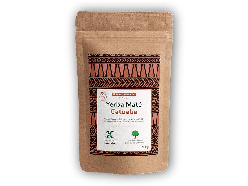 BrainMax Pure Organic Yerba Maté - Catuaba 1000g