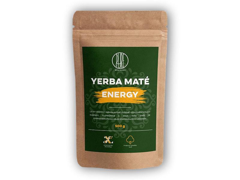 BrainMax Pure Organic Yerba Maté - Energy 500g