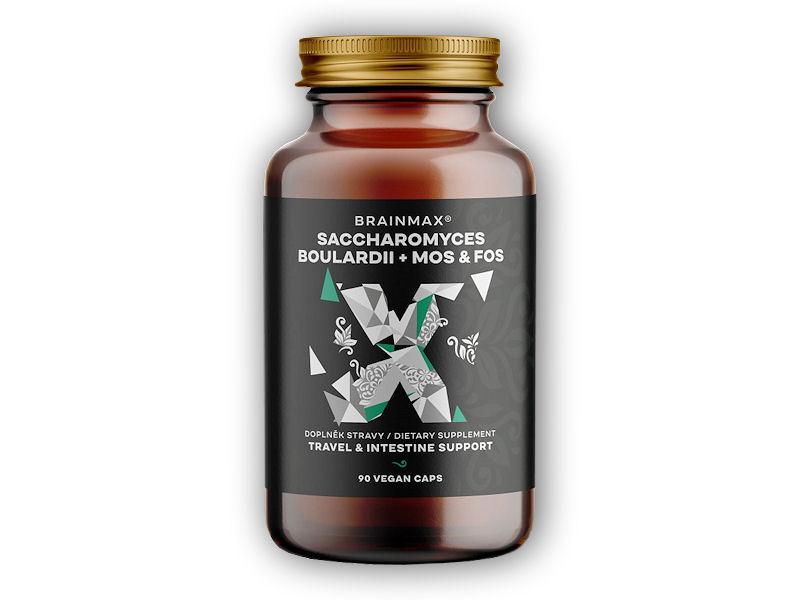 BrainMax Saccharomyces boulardii, Cestovné probiotiká s MOS FOS 90 rastlinných kapsúl