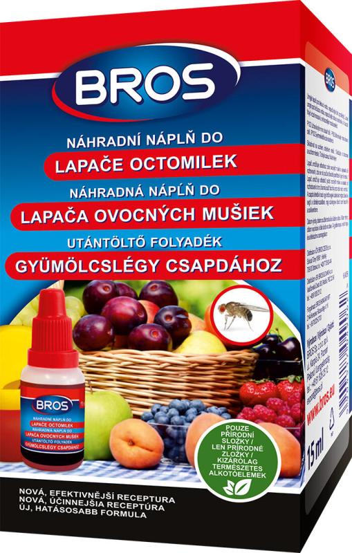 Bros Náplň náhradní do lapače octomilek tekutá 15ml