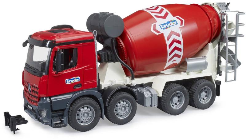 Bruder 03655 Auto MB Arocs domíchávač betonu míchačka model 1:16 plast