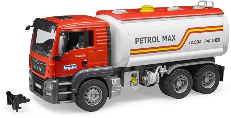 Bruder 03775 Auto MAN TGS Cisterna stříká vodu funkční model 1:16 plast