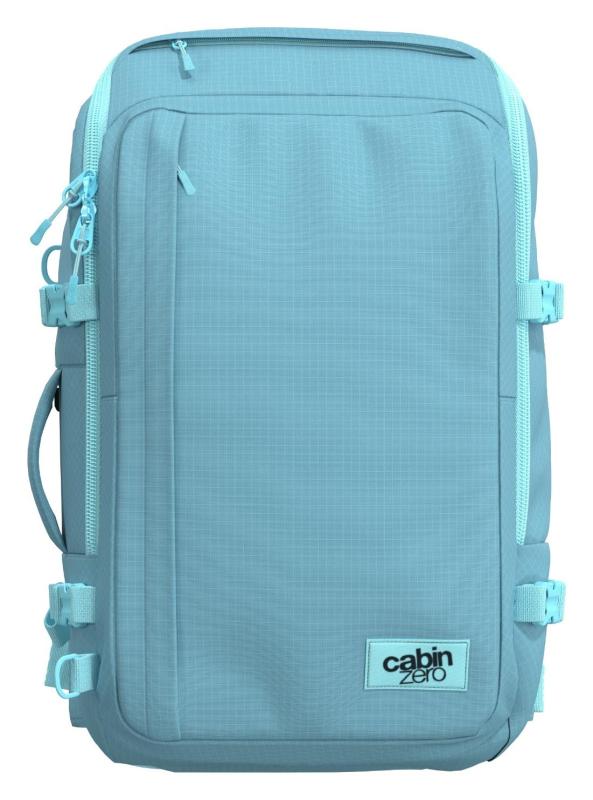 CabinZero Adv 42L Maldives Blue batoh + kozmetická taštička zadarmo