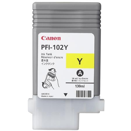 Canon cartridge PFI-102Y iPF-500, 6x0, 7xx, LP-xx (PFI102Y)/yellow/130ml