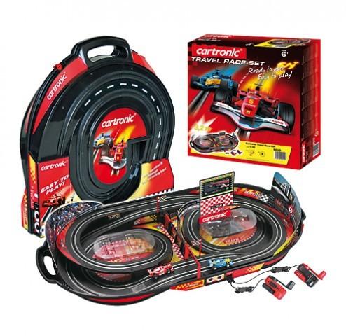 Cartronic Travel Race Set přenosná závodní dráha v kufru