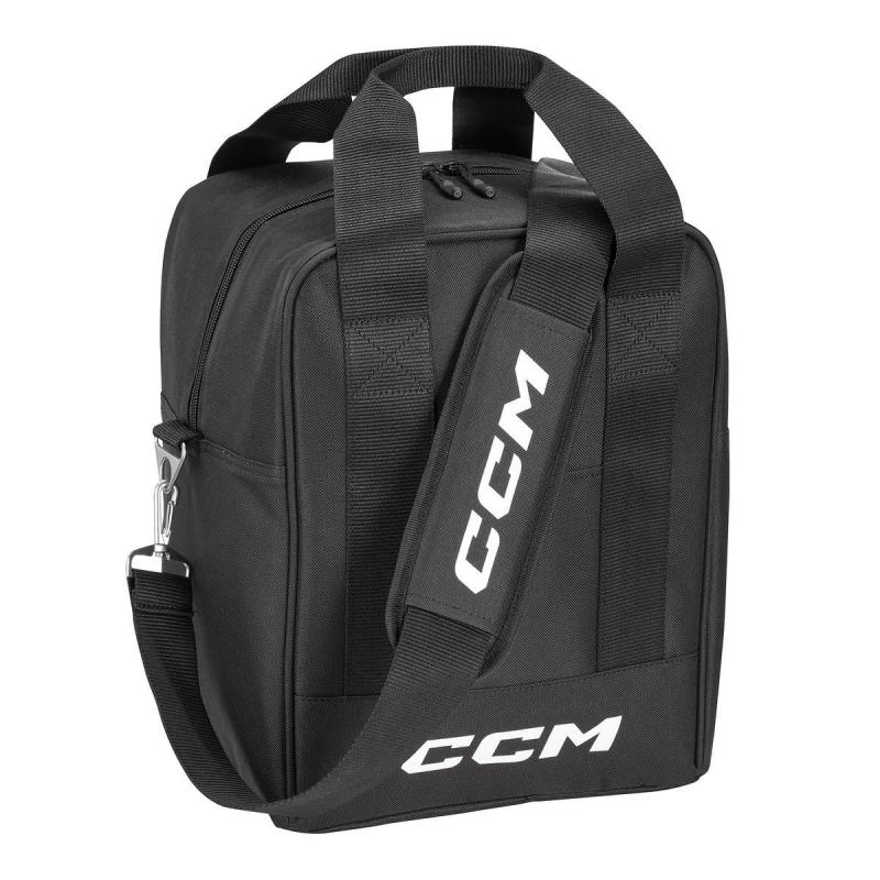 Levně CCM Taška Deluxe Puck Bag - černá, Senior, 11