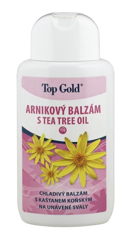 Chemek -Top Gold Arnikový balzám s Tea Tree Oil Top Gold 200 ml