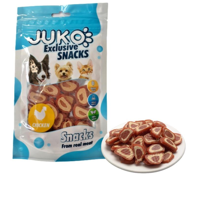 Chicken Pollock chips JUKO Snacks 70 g