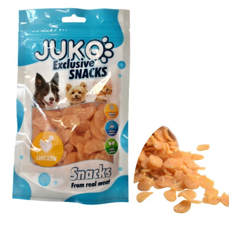 Chicken Shrimp Chips JUKO Snacks 70 g