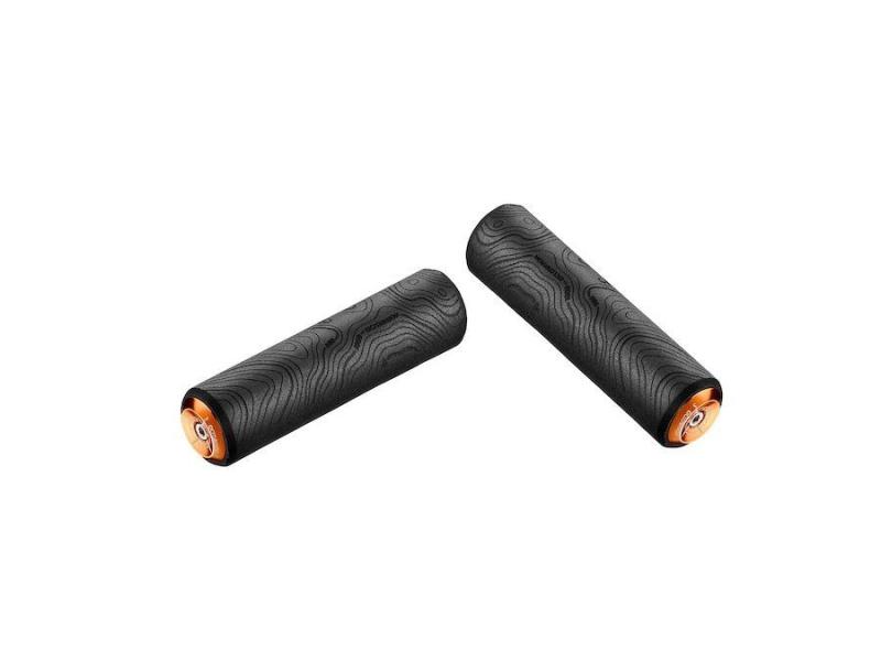 Ciclovation Trail Silcolite Topo Matte Black W/ Orange Plug gripy