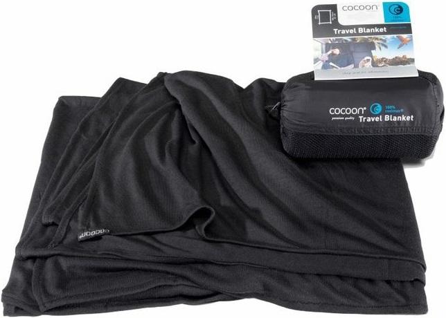 Cocoon cestovná deka Coolmax black