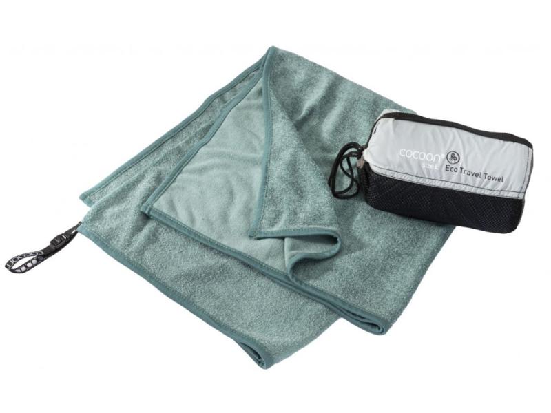 Cocoon cestovní ručník Eco Travel Towel L nile green