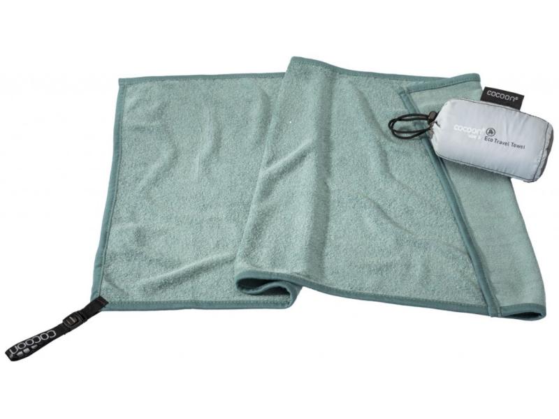 Cocoon cestovný uterák Eco Travel Towel S nile green