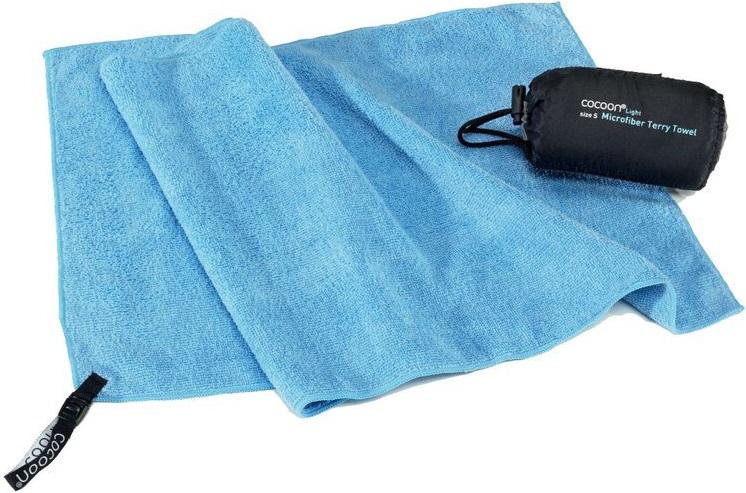 Cocoon cestovní ručník Microfiber Terry Towel Light S fjord blue