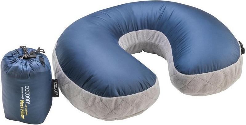 Cocoon nafukovací podhlavník U-shaped Down dark indigo