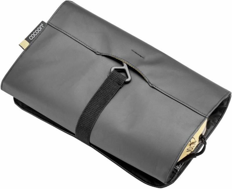 Cocoon toaletná taška Hanging Toiletry Kit grey/black/yellow