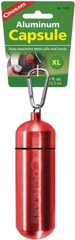 Coghlans pouzdro Aluminium Capsule XL Red
