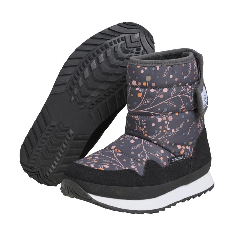Color Kids Boots W. 1 velcro phantom 2023 snehule