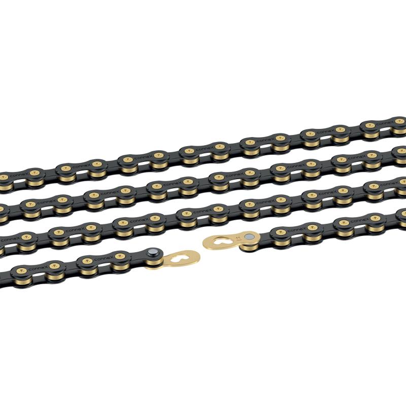 CONNEX Reťaz 11sB pre 11-rýchlostný, čierno-zlatý