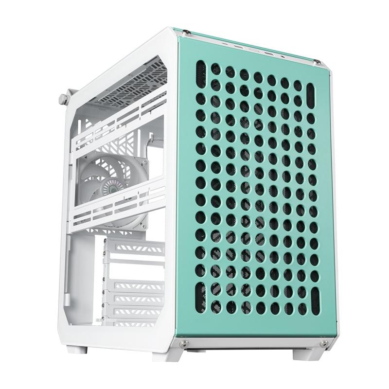 Coolermaster Počítačová skříň Cooler Master Qube 500 Flatpack Macaron (zelená)