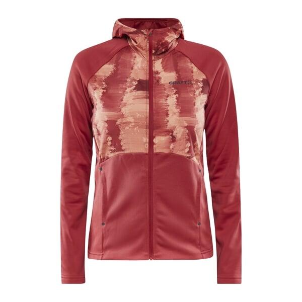 Craft ADV Essence Jersey Hood W 1912467 dámská sportovní mikina - červená (421007)
