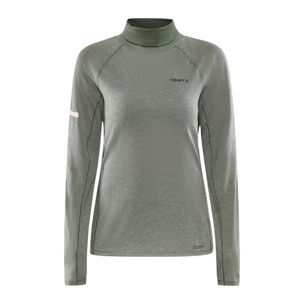 Craft ADV SubZ Wool LS 2 W dámske tričko - zelená (626200)