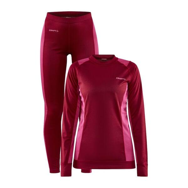 Craft CORE Dry Baselayer W 1909706 dámsky set - ružová (479738)