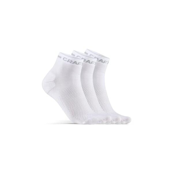 Craft CORE Dry Mid 5-pack 1916101 ponožky - bílá (900000)(1000)