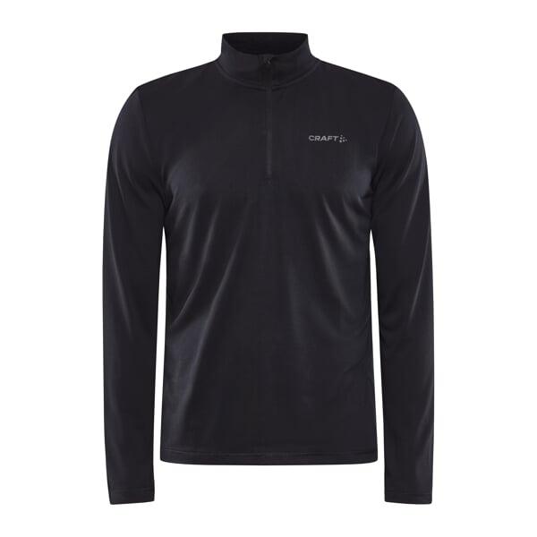 Craft CORE Essence Bi-blend Half Zip LS 1913742 pánské triko - černá (999000)
