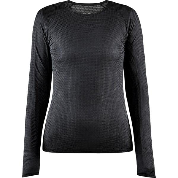 Craft PRO Dry Nanoweight LS W 1908855 dámske tričko - čierna (999000)