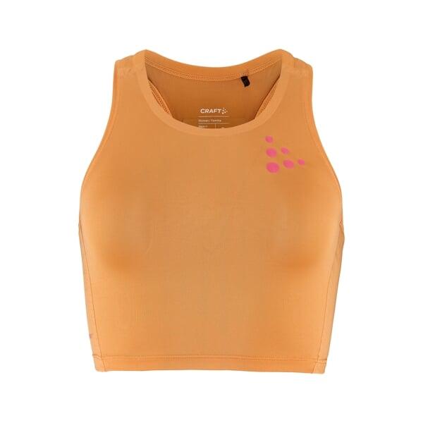 Craft PRO Hypervent Cropped 2 W 1914597 dámsky top - oranžová (533000)