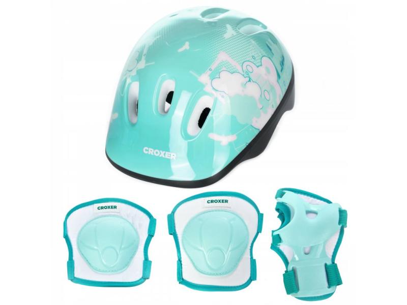 Levně Croxer Dream Neve mint set chráničů a helmy - M