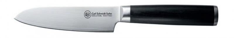 Cs Solingen CS-071318 Nůž santoku damascénská nerezová ocel 12,5 cm KONSTANZ