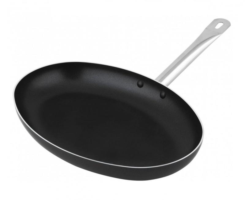 Cs Solingen CS-081300 Pánev na ryby a steaky s nepřilnavým povrchem 35 x 26 cm SOLARIS PRO