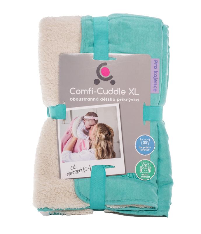 Cuddleco Dětská deka Comfi-Cuddle 140x100cm Tiffany Blue