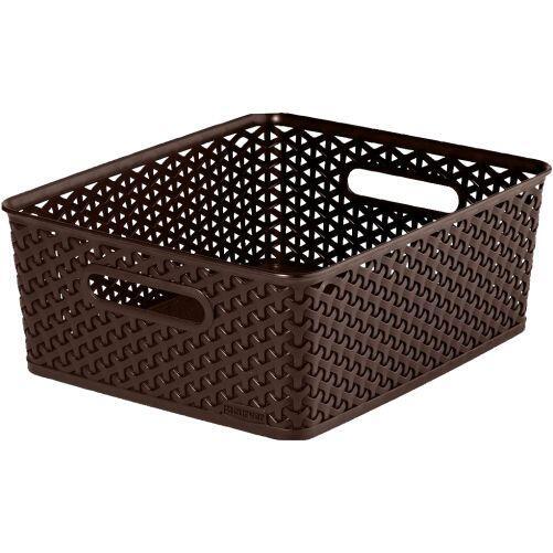 Curver Box úložný RATTAN 35x30x13cm (M),"Y" STYLE, PH HN