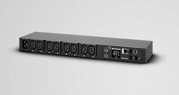 CyberPower RackMount spínané PDU s měřením zásuvek, C20-8x C13,16A,1U