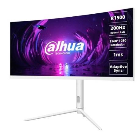 Dahua monitor LM30-E330CW curved 30" VA/2560x1080/1ms/250nits/3000:1/200Hz/2xDP/2xHDMI/bílý