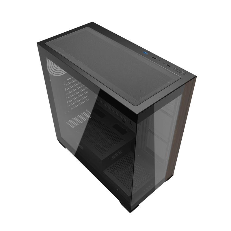 Darkflash Počítačová skříň DS900W bez ventilátorů (černá)